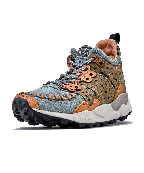 go slow caravan(ゴースローキャラバン)の「Flower MOUNTAIN/フラワーマウンテン MUSTARD WALNUT(スニーカー・メンズ・ベージュ/グレー・27.5cm/26.5cm/26cm/25cm/24.5cm/24cm/23.5cm)」の10枚目の写真