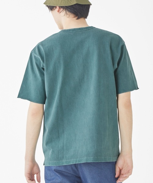 KRIFF MAYER（クリフメイヤー）の「【綿100％】ヘビーウェイトピグメントヘンリーTシャツ（Tシャツ/カットソー・メンズ・ネイビー/グレー/オフホワイト/レッド/ブルーグリーン/カーキ/マスタード/チャコール・LARGE/X-LARGE/MEDIUM）」の18枚目の写真