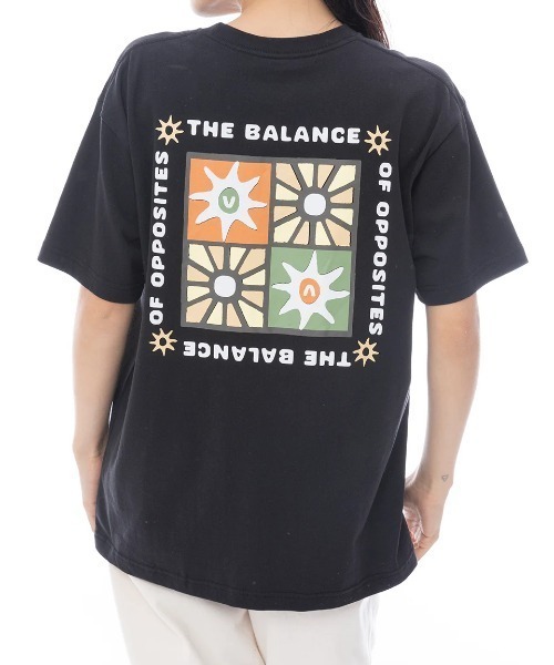 【送料無料】RVCA レディース OPPOSITES UNITE SS Ｔシャツ RVCA ルーカ レディース 半袖 ラグラン トップス Tシャツ OLD