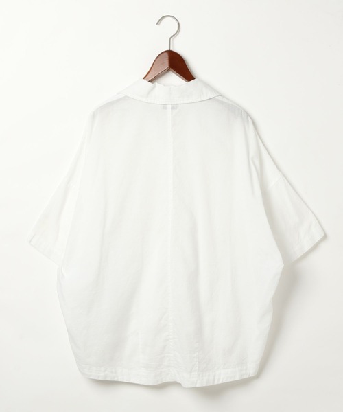 niko and...（ニコアンド）の「【MODE NORM CORE】 コットンシアーワークシャツジャケット（シャツ/ブラウス・レディース・ブラック/サックスブルー/オフホワイト・MEDIUM/LARGE）」の21枚目の写真