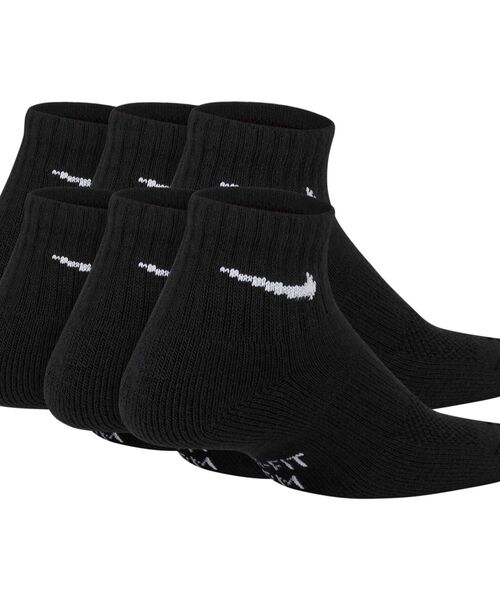 NIKE（ナイキ）の「ナイキ エブリデイ キッズ クッションド アンクル ソックス (6足) / Nike Everyday Kids' Cushioned Ankle Socks (6 Pairs) SX6912-010 Black（ソックス/靴下・キッズ・ブラック・21-23/23-25）」の7枚目の写真