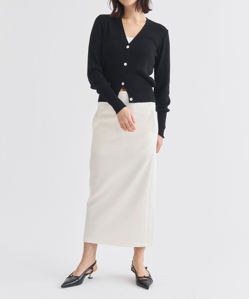 THE TOKYO(ザトウキョウ)の「《ZOZOTOWN限定》【Louren/ローレン】Vneck knit compact cardigan/Vネックニットコンパクトカーディガン/クロップドカーディガン(カーディガン/ボレロ・レディース・ブルー/チャコールグレー/ブラック・FREE)」の13枚目の写真