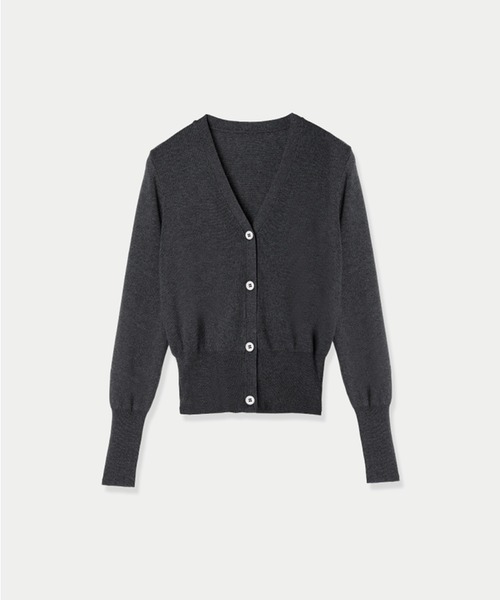 ブラック クロップドカーディガン ブラック クロップドカーディガン GU公式 | GIRLSジャージークロップド