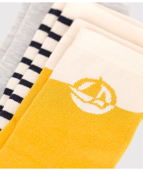 PETIT BATEAU(プチバトー)の「ソックス3枚組(ソックス/靴下・キッズ・その他1・3-4Y/5-6Y/8Y-10Y/12Y-14Y)」の2枚目の写真