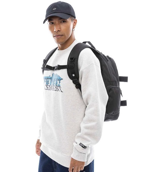 ELEMENT（エレメント）の「ELEMENT メンズ MOHAVE 2.0 BPK バックパック/リュック 【2025年春夏モデル】/エレメントキャリーベルト付バックパック・リュックサック（バックパック/リュック・メンズ・ブラック・FREE）」の13枚目の写真