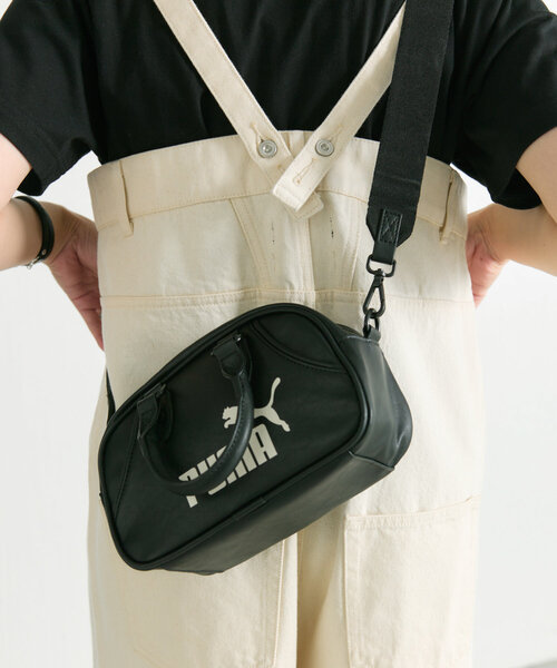 プーマ　PUMA アーカイブミニグリップバッグ　2.5Lボストン　ショルダー　黒 PUMA プーマ アーカイブ ミニ グリップ バッグ 2.5L(PUMA Black