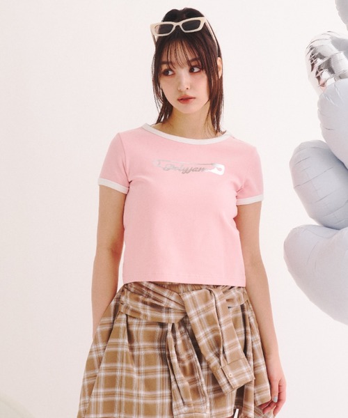 tシャツ RINGER TEE レディース STAR&STRIPE tシャツ 「STAR＆STRIPE」ボーダーリンガーTシャツ