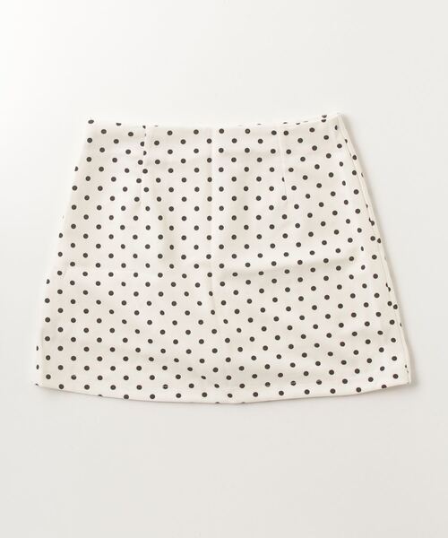 paravion（パラビオン）の「ドット台形スカート（スカート・レディース・ホワイト/ブラック・SMALL/MEDIUM）」の17枚目の写真