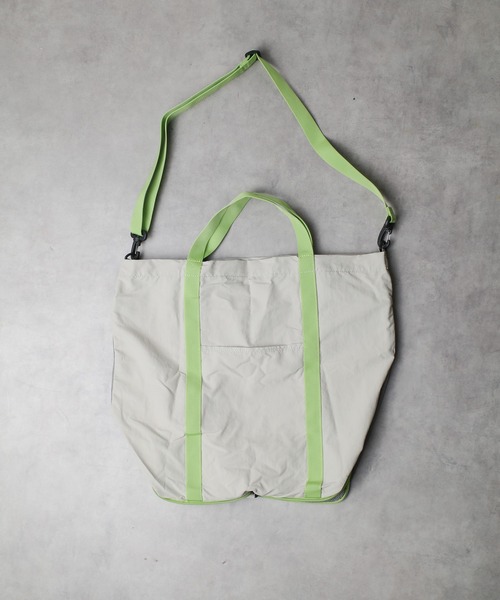 Gramicci(グラミチ)の「《GRAMICCI》NYLON PACKABLE EXPLORER TOTE(トートバッグ・メンズ・ネイビー/オリーブ/グレー系その他/ブラック・FREE)」の9枚目の写真