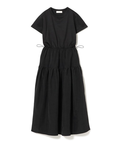 B:MING by BEAMS(ビーミングバイビームス)の「カット × 布帛 ワンピース(S~M)【洗濯可・イージーケア】(ワンピース・レディース・ブラック/ブルー系その他4/ブラウン系その他5・SMALL/MEDIUM)」の9枚目の写真