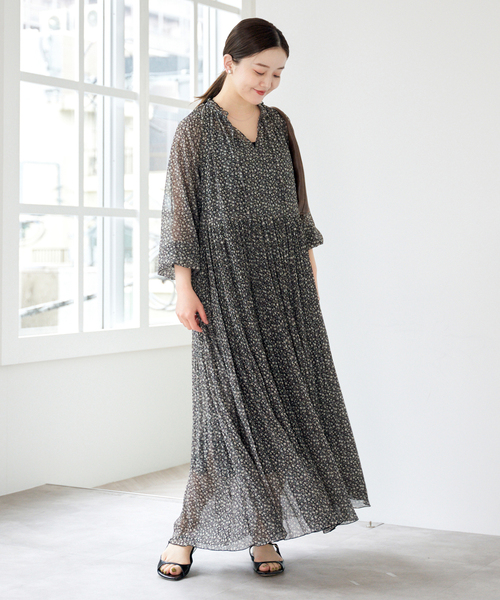 IENA（イエナ）の「MONOボタニーワンピース（ワンピース）」 - WEAR