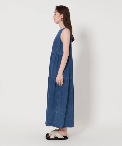 完売‼︎ユナイテッドアローズ　デニムティアードワンピース 38size 新品タグ付 完売‼︎ユナイテッドアローズ デニムティアードワンピース