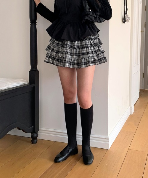 チェックカンカンミニスカート/2025 SS COLLECTION（スカート