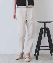 index | 《6色展開/XS-LLサイズ》コンパクトストレッチテーパードパンツ【洗濯機洗い可/吸水速乾/透け防止/イージーアイロン】(その他パンツ)