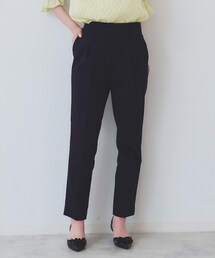 《6色展開/XS-LLサイズ》コンパクトストレッチテーパードパンツ【洗濯機洗い可/吸水速乾/透け防止/イージーアイロン】
