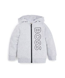 BOSS ブラック ジップアップフーディ BOSS｜ボスのパーカー（ジップアップ）通販 - ZOZOTOWN