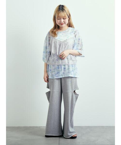 SM2（エスエムツー）の「裏毛サイドスリットスウェットパンツ（その他パンツ・レディース・シルバーグレー/チャコールグレー/グレー・F）」の21枚目の写真