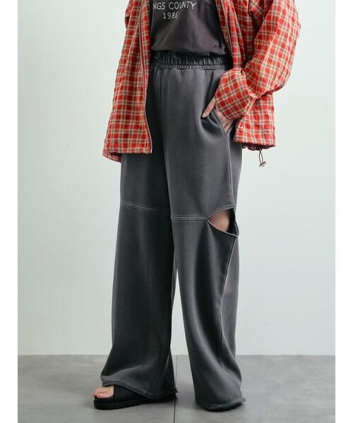 SM2（エスエムツー）の「裏毛サイドスリットスウェットパンツ（その他パンツ・レディース・シルバーグレー/チャコールグレー/グレー・F）」の18枚目の写真