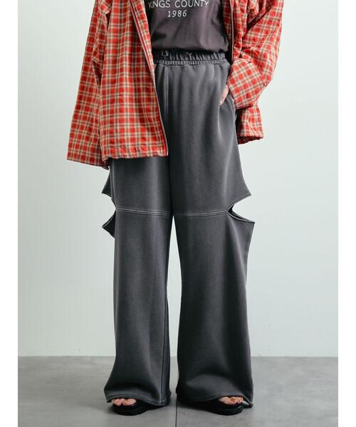 SM2（エスエムツー）の「裏毛サイドスリットスウェットパンツ（その他パンツ・レディース・シルバーグレー/チャコールグレー/グレー・F）」の17枚目の写真