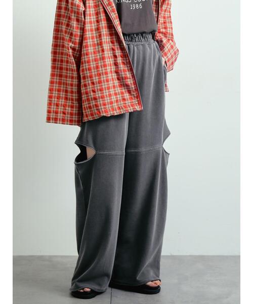 SM2（エスエムツー）の「裏毛サイドスリットスウェットパンツ（その他パンツ・レディース・シルバーグレー/チャコールグレー/グレー・F）」の16枚目の写真