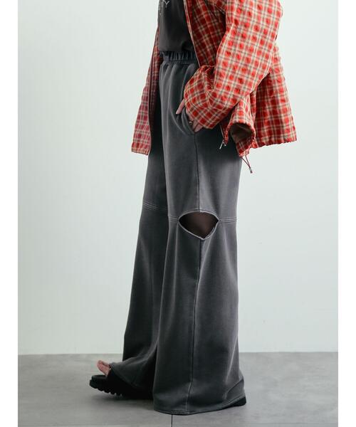 SM2（エスエムツー）の「裏毛サイドスリットスウェットパンツ（その他パンツ・レディース・シルバーグレー/チャコールグレー/グレー・F）」の15枚目の写真