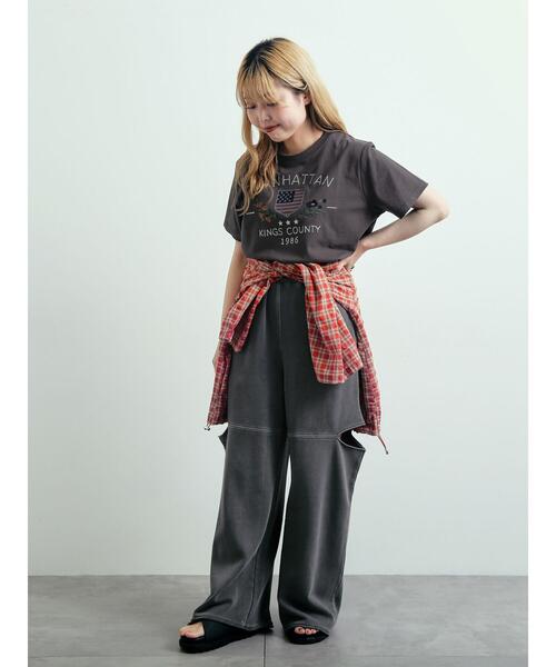 SM2（エスエムツー）の「裏毛サイドスリットスウェットパンツ（その他パンツ・レディース・シルバーグレー/チャコールグレー/グレー・F）」の14枚目の写真