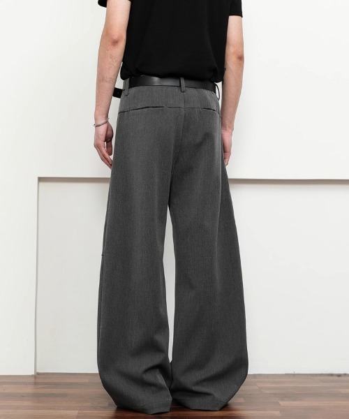 Ressaca（レサーカ）の「ルーズシルエットタックスラックスパンツ（スラックス・メンズ・ブラック/グレー・M/L/XL）」の11枚目の写真