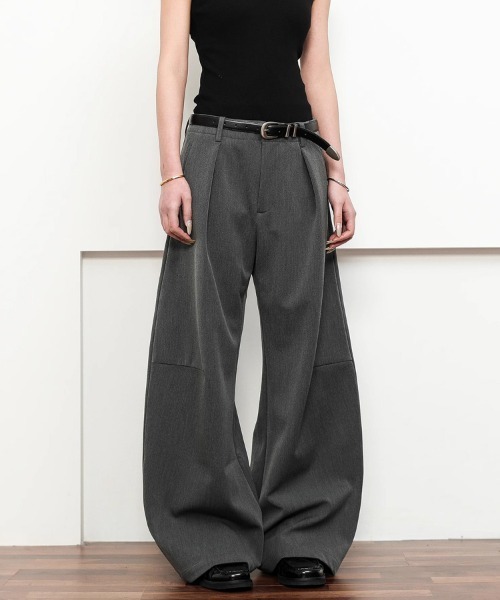 Ressaca（レサーカ）の「ルーズシルエットタックスラックスパンツ（スラックス・メンズ・ブラック/グレー・M/L/XL）」の14枚目の写真