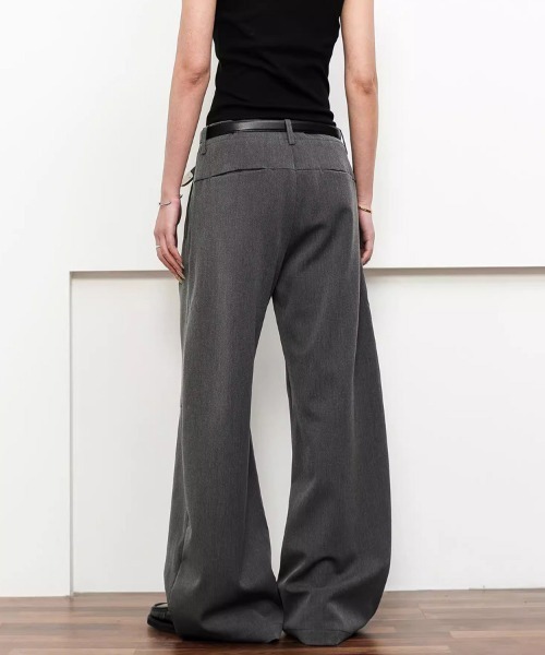 Ressaca（レサーカ）の「ルーズシルエットタックスラックスパンツ（スラックス・メンズ・ブラック/グレー・M/L/XL）」の15枚目の写真