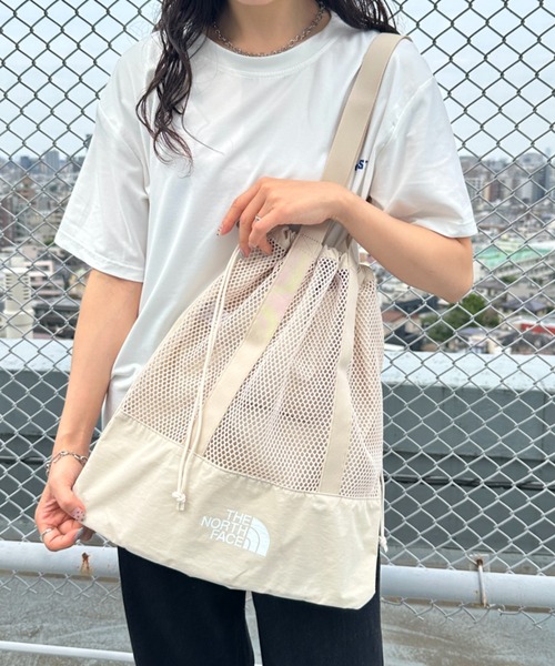 LeSportsac メッシュバッグ ホワイト 美品！完売品 日本未展開モデル THE NORTH FACE ザ・ノースフェイス WHITE