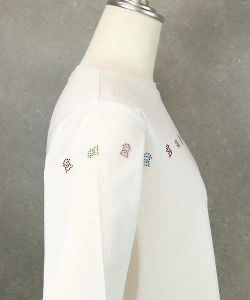 STUDIO PICONE（スタジオピッコーネ）の「【オンラインストア・店舗限定商品】コットン１００％長袖プルオーバー（Tシャツ/カットソー・レディース・ホワイト/ブラック・LL/M/L）」の8枚目の写真