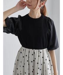 Te chichi | シアースリーブニット(ニット/セーター)