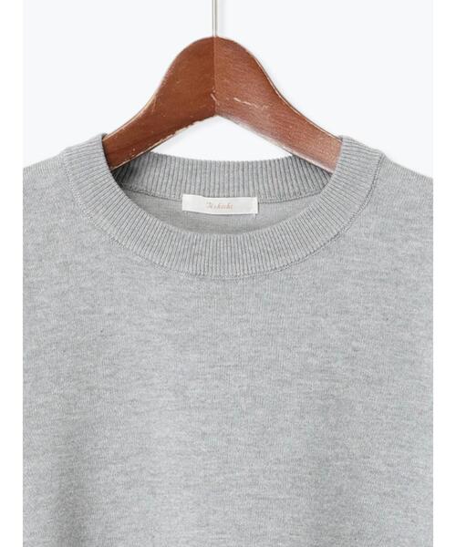 Te chichi（テチチ）の「シアースリーブニット（ニット/セーター・レディース・ブラック/グレー/オフホワイト・F）」の19枚目の写真