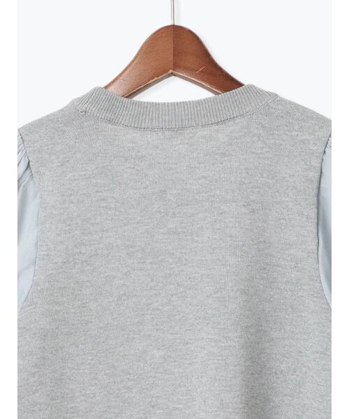 Te chichi（テチチ）の「シアースリーブニット（ニット/セーター・レディース・ブラック/グレー/オフホワイト・F）」の22枚目の写真