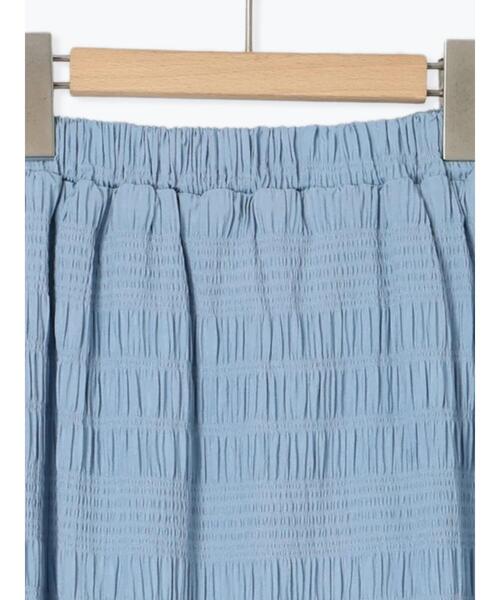 ehka sopo（エヘカソポ）の「◎シャーリングナロースカート（スカート・レディース・オフホワイト/ブルー/ブラック・F）」の10枚目の写真