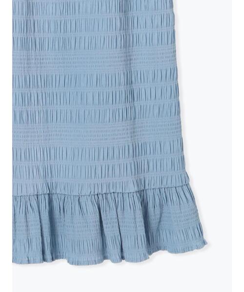 ehka sopo（エヘカソポ）の「◎シャーリングナロースカート（スカート・レディース・オフホワイト/ブルー/ブラック・F）」の12枚目の写真