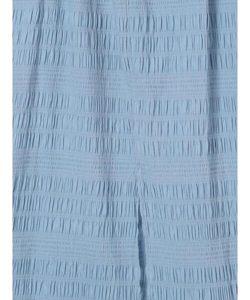 ehka sopo（エヘカソポ）の「◎シャーリングナロースカート（スカート・レディース・オフホワイト/ブルー/ブラック・F）」の14枚目の写真