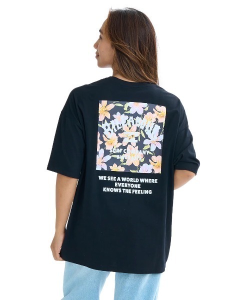 tシャツ BILLABONG レディース OCEANS GREATEST SS T Tシャツ 「2025年秋冬モデル」/ビラボンバックプリントフーズフ BILLABONG レディース OCEANS GREATEST SS T Tシャツ 【LOOSE