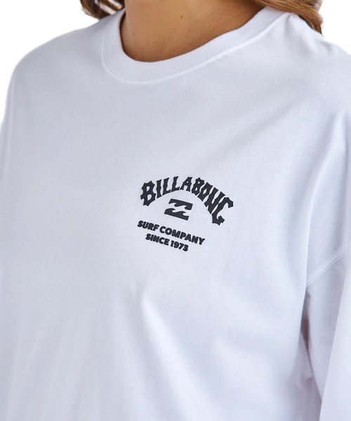 BILLABONG(ビラボン)の「BILLABONG レディース SQUARE LOGO LOOSE TEE Tシャツ 【2025年夏モデル】/ビラボン半袖バックプリントTシャツ(Tシャツ/カットソー・レディース・ブラック系その他/グリーン系その他/ブラック/ホワイト・MEDIUM)」の22枚目の写真