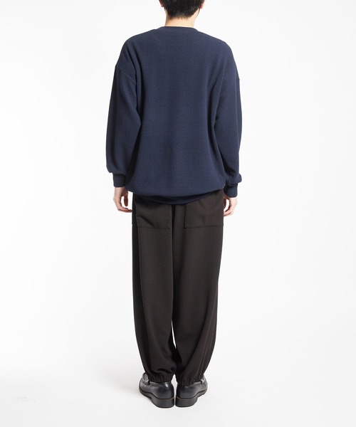 GOMME HOMME(ゴムオム)の「フライトジャージー リラックスパンツ(スウェットパンツ・メンズ・ブラック・MEDIUM)」の12枚目の写真