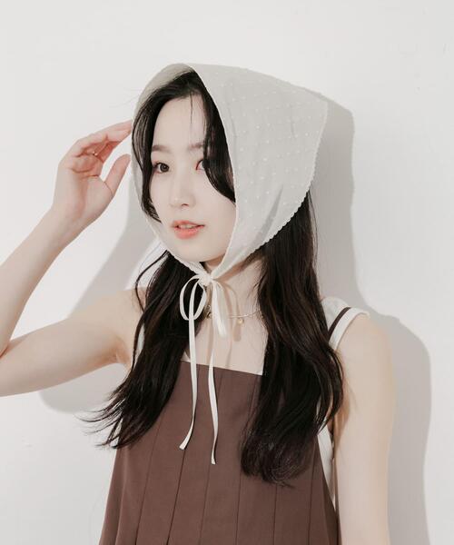 セール】ドットバブーシュカ（バンダナ/スカーフ）｜SMELLY（スメリー