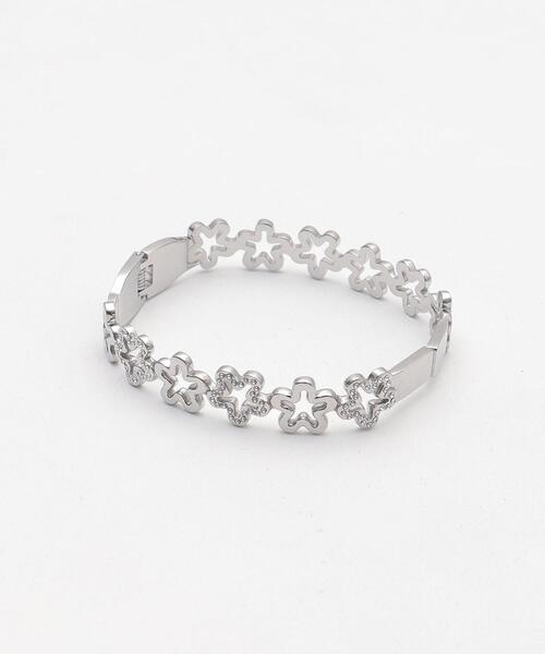 WEGO（ウィゴー）の「WEGO/ステンレスストーンバングル（バングル/リストバンド・レディース・その他1/その他3/その他2・FREE）」の2枚目の写真