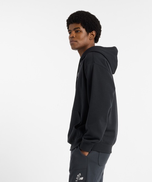 NEW BALANCE（ニューバランス）の「大谷翔平 フレンチテリーフーディAlways on Logo（パーカー・メンズ・ヘザーグレー/ブラック・SMALL/X-LARGE/MEDIUM/LARGE/XX-LARGE/XXX-LARGE）」の17枚目の写真