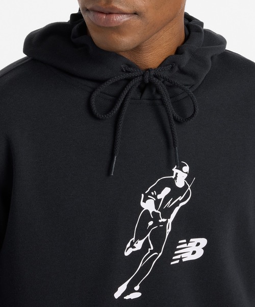 NEW BALANCE（ニューバランス）の「大谷翔平 フレンチテリーフーディAlways on Logo（パーカー・メンズ・ヘザーグレー/ブラック・SMALL/X-LARGE/MEDIUM/LARGE/XX-LARGE/XXX-LARGE）」の12枚目の写真