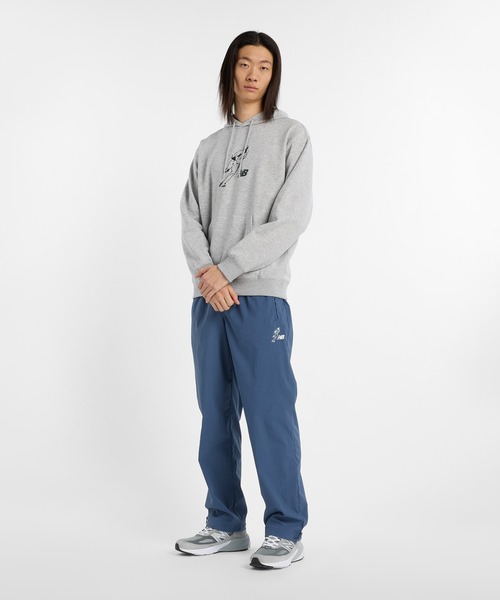 NEW BALANCE（ニューバランス）の「大谷翔平 フレンチテリーフーディAlways on Logo（パーカー・メンズ・ヘザーグレー/ブラック・SMALL/X-LARGE/MEDIUM/LARGE/XX-LARGE/XXX-LARGE）」の15枚目の写真