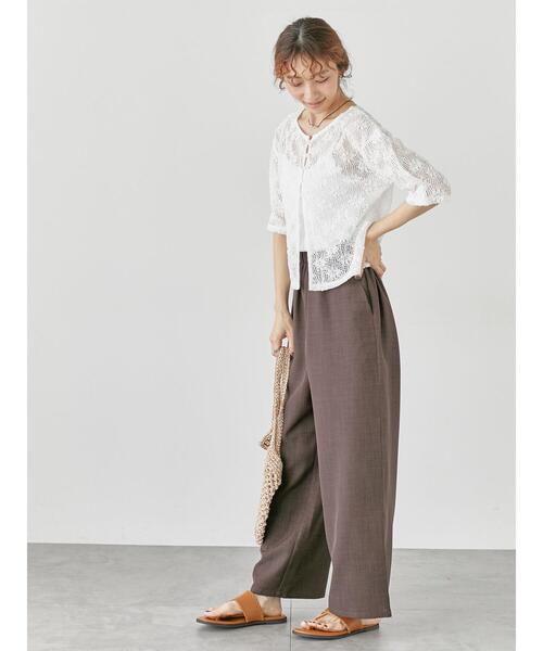dolce. ドルチェ　美品　ボリュームスリーブブルゾン　ベージュ dazzlin ハートギャザーチューブスリーブトップス（ベージュ