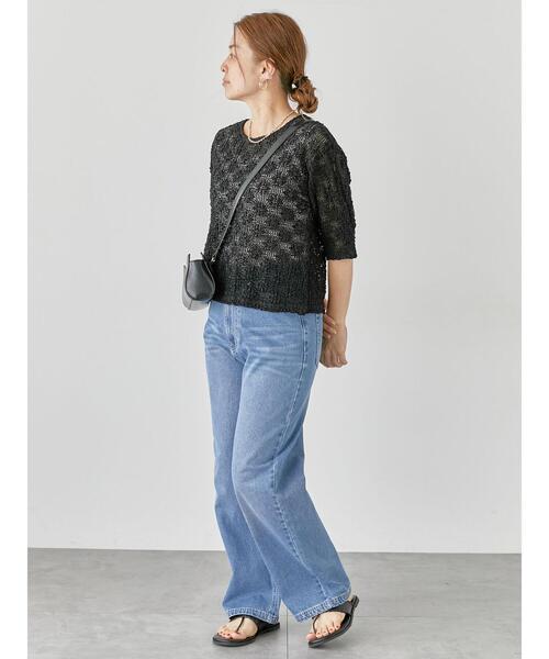 Lugnoncure（ルノンキュール）の「フラワーメッシュ前後2WAYトップス（その他トップス・レディース・ピンク/ブラック/オフホワイト・F）」の11枚目の写真