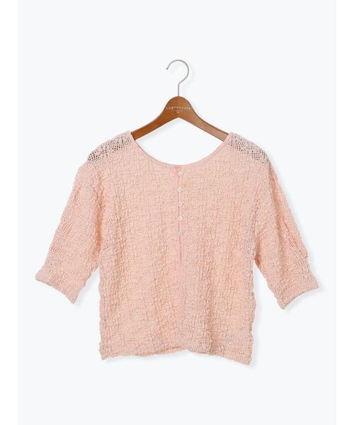 Lugnoncure（ルノンキュール）の「フラワーメッシュ前後2WAYトップス（その他トップス・レディース・ピンク/ブラック/オフホワイト・F）」の15枚目の写真