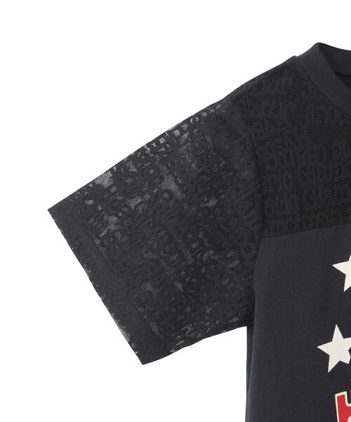 HYSTERIC GLAMOUR（ヒステリックグラマー）の「CAMERA CLUB ショート丈Tシャツ（Tシャツ/カットソー・レディース・ブラック/グリーン・FREE）」の6枚目の写真