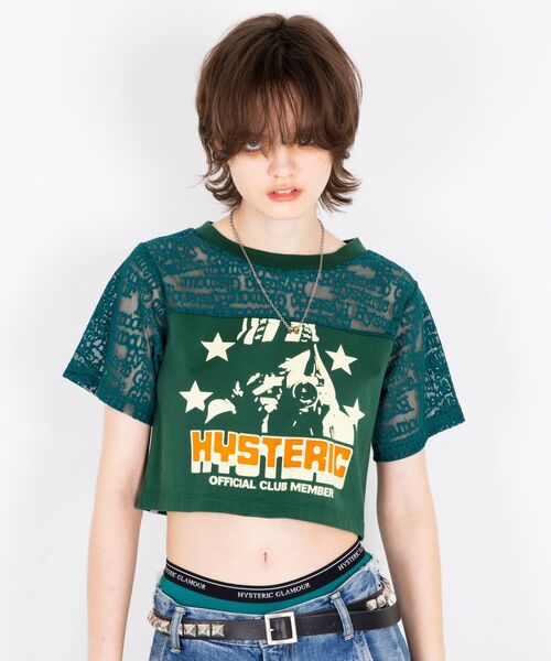 CAMERA CLUB ショート丈Tシャツ（Tシャツ/カットソー